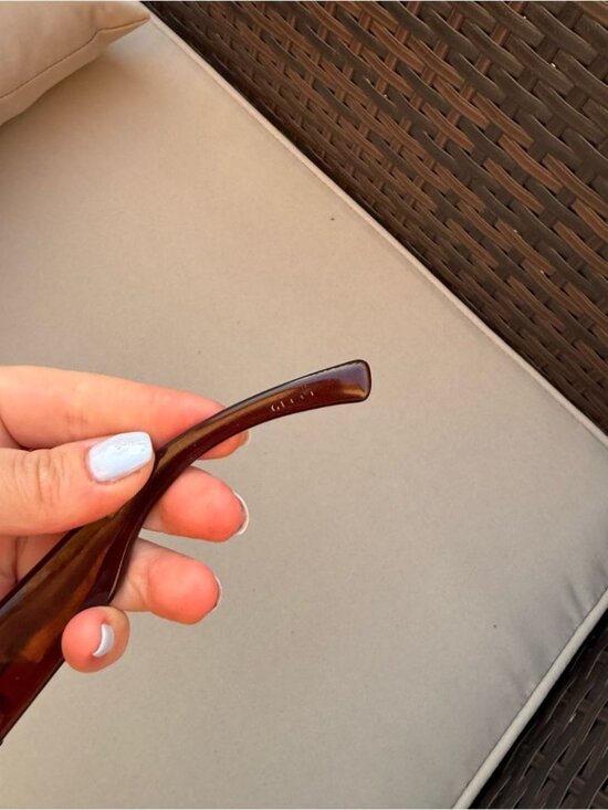 GUCCI Y2K Oversized Brown Gradient Sunglasses main image 4